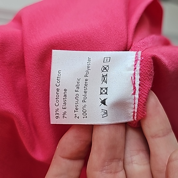 Color Myth Hot Pink Dress With Sequins Sleeves in Women's Size Medium EUC - Picture 7 of 7